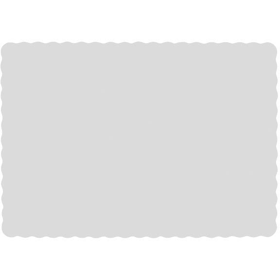 Frosty White Big Party Pack Placemats 50 ct