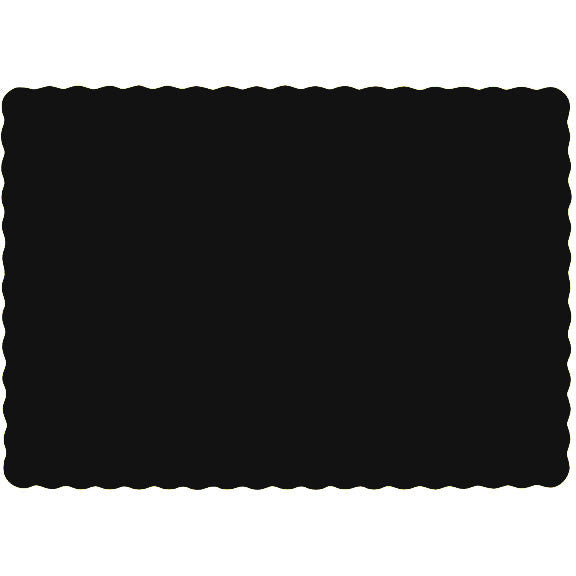 Jet Black Big Party Pack Placemats 50 ct