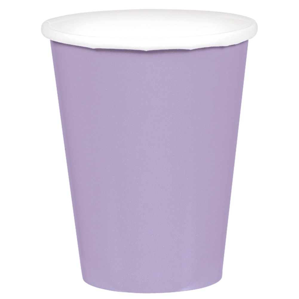 Lavender 9oz Paper Cups (20ct)