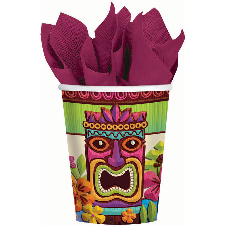 Tropical Tiki 9oz Paper Cups (8ct)