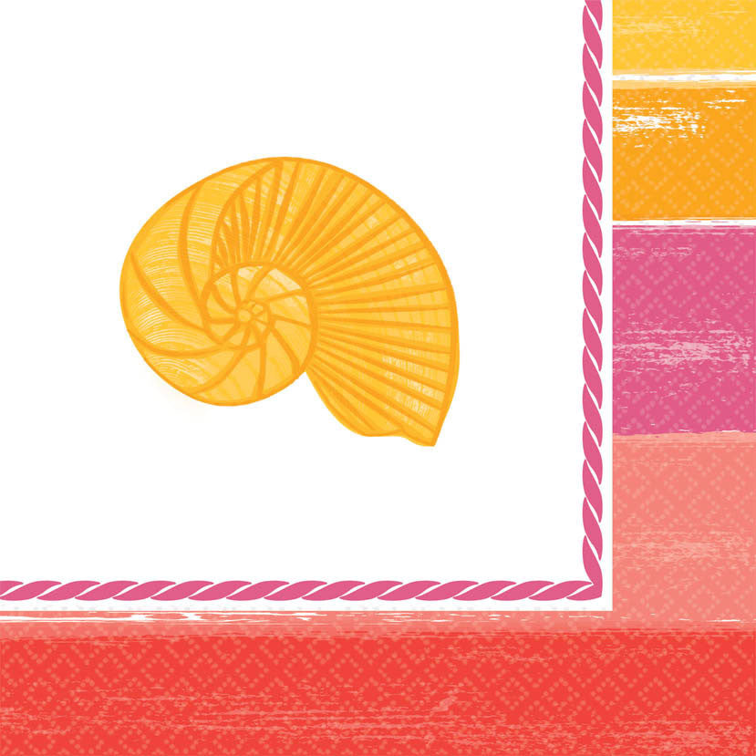 Summer Shells Luncheon Napkins (36ct)