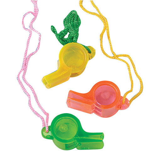 Crystal Whistle Necklaces