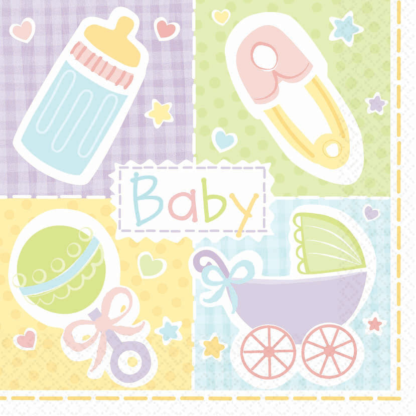 Baby's Nursery Luncheon Napkins (16ct)