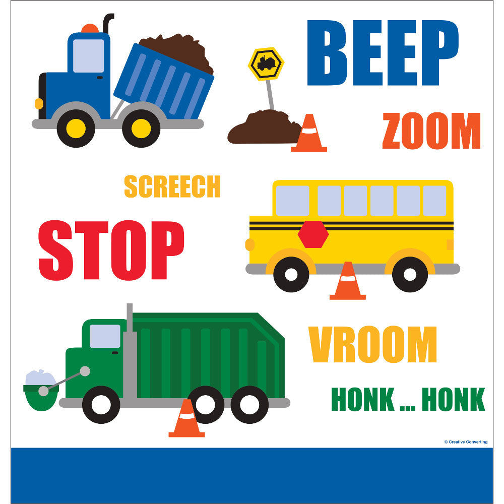 Traffic Jam Plastic Tablecover