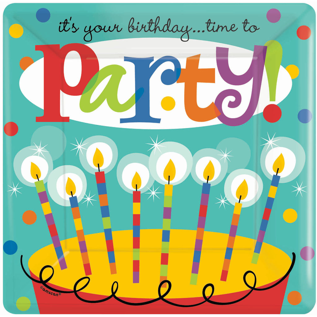 Perfect Time To Party Banquet Plates (18ct)