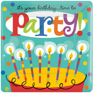 Perfect Time To Party Banquet Plates (18ct)