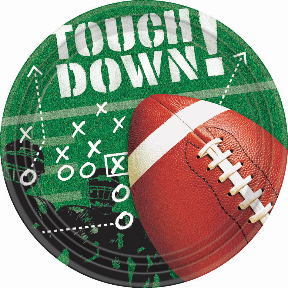 Football Frenzy Dessert Plates (50ct)