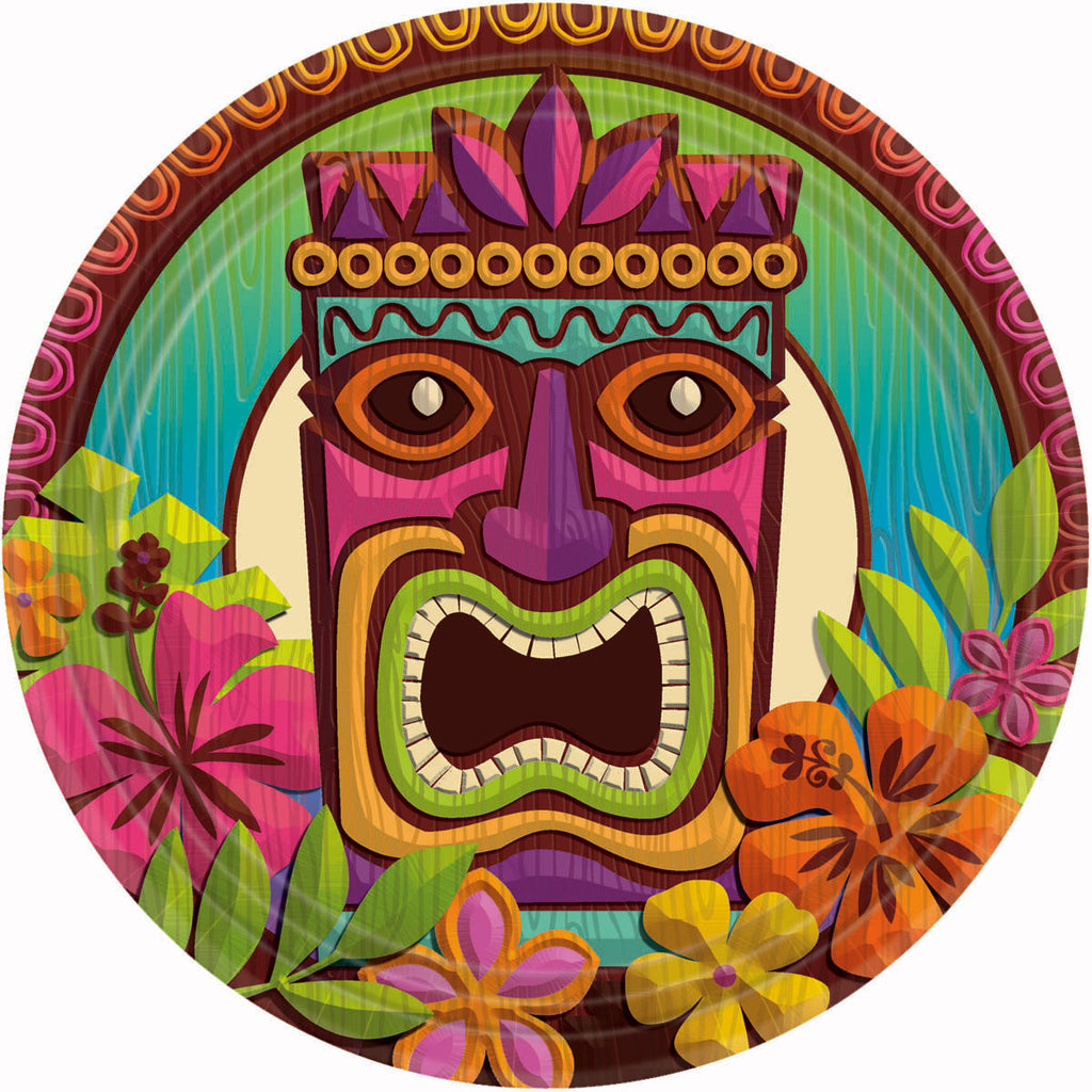 Tropical Tiki Dinner Plates (60ct)