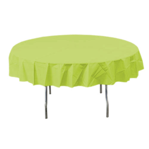 Kiwi Round Plastic Tablecover