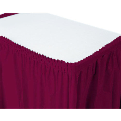Berry Tableskirt Plastic 14' X 29"