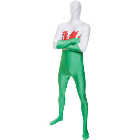Wales Flag Morphsuit Adult