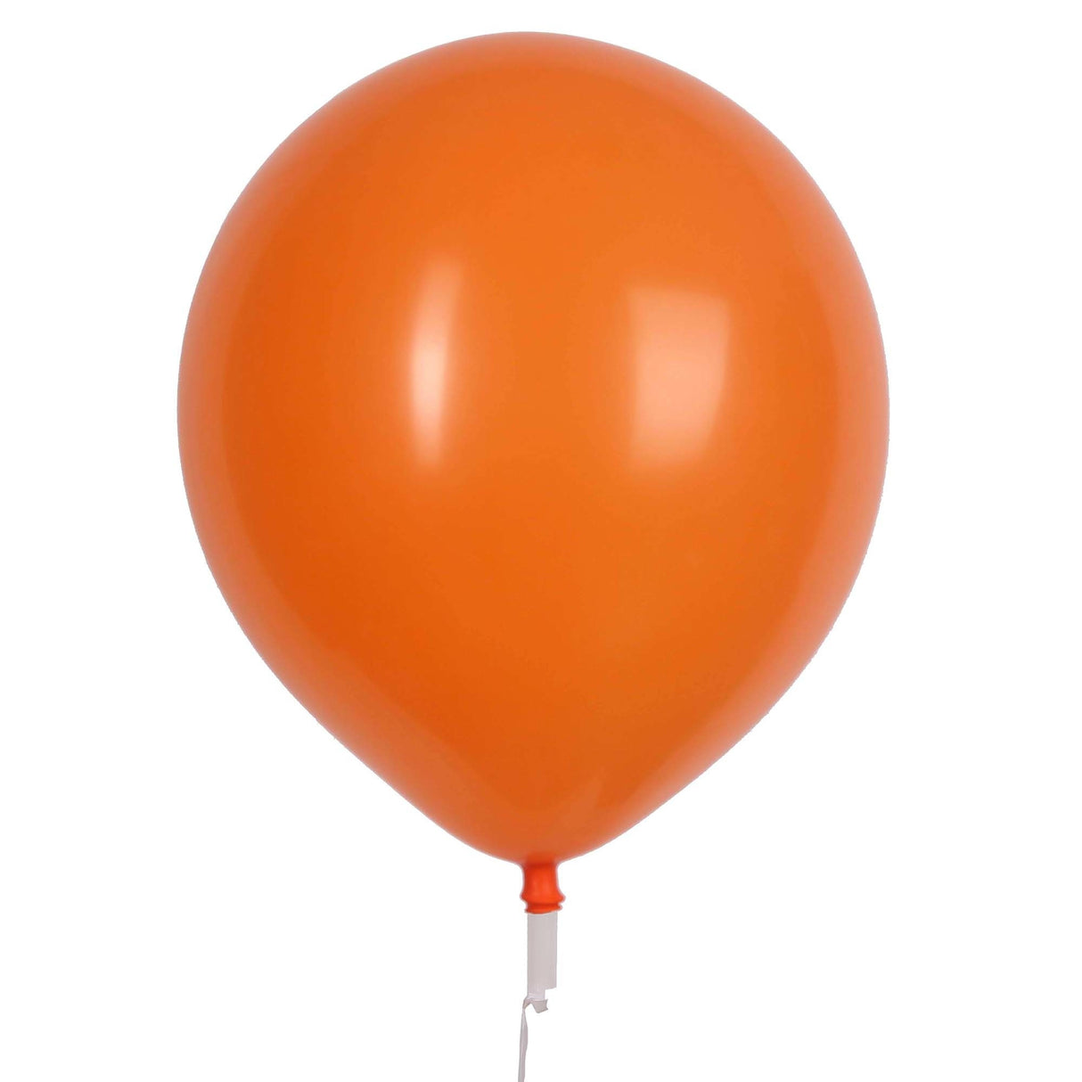17" Valve and Ribbon Standard Orange Balloons (50ct)