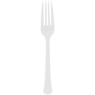 Frosty White Heavy Weight Premium Fork 20 ct