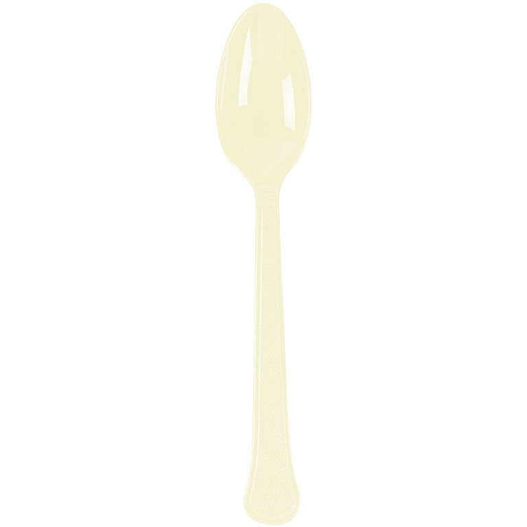 Vanilla Creme Heavy Weight Premium Spoon 20 ct