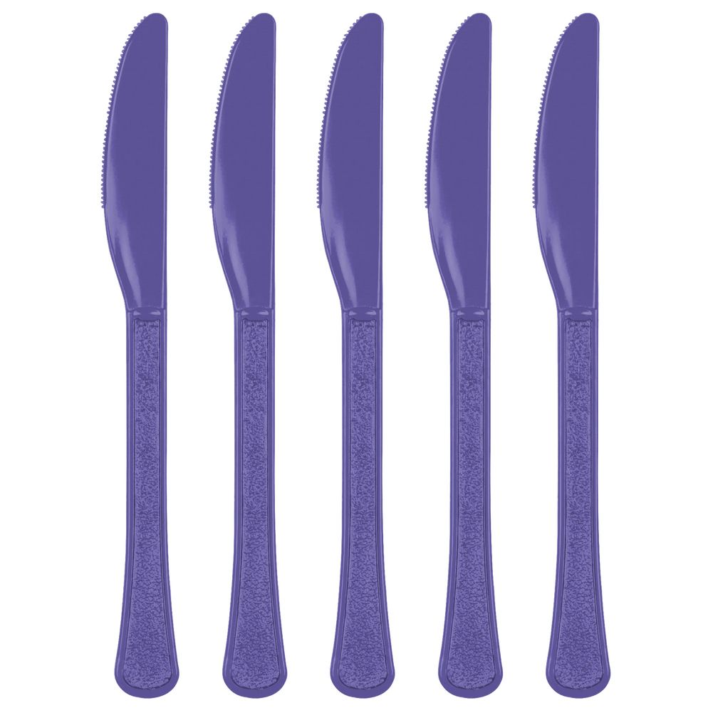 New Purple Heavy Weight Premium Knife 20 ct