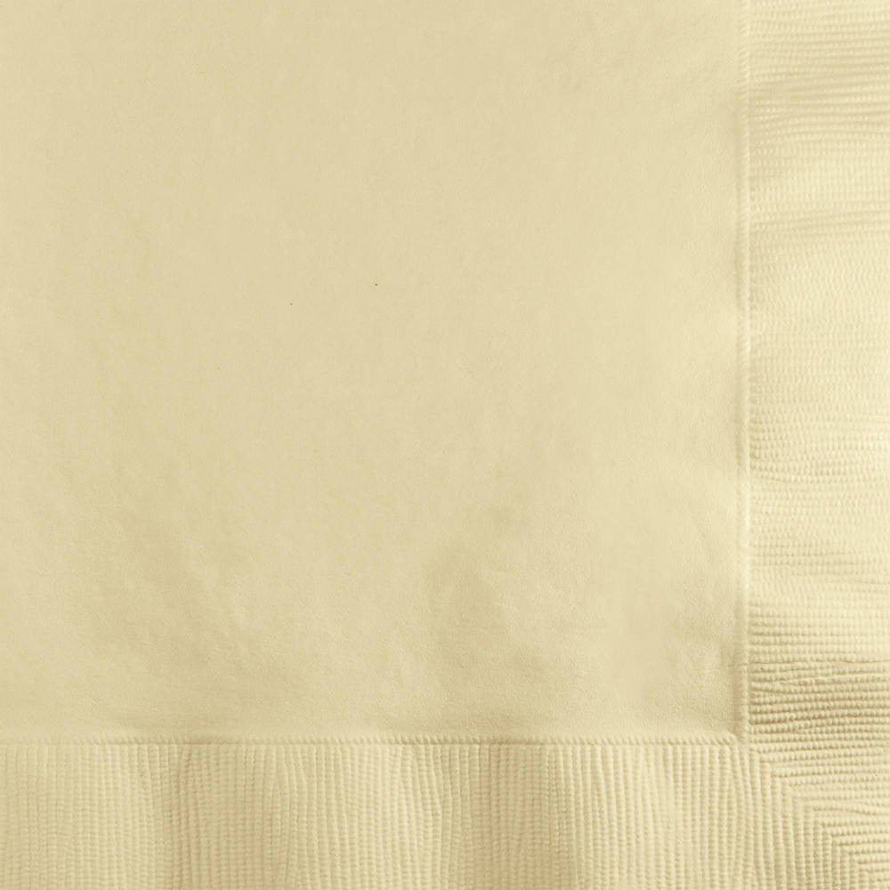 Ivory Beverage Napkins (50ct)