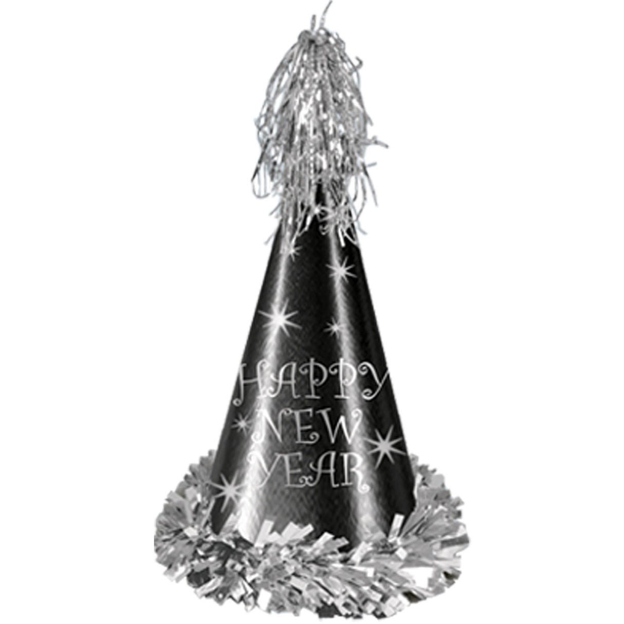 Silver Reflections Party Hats (1ct)