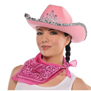 Pink Cowgirl Bandana
