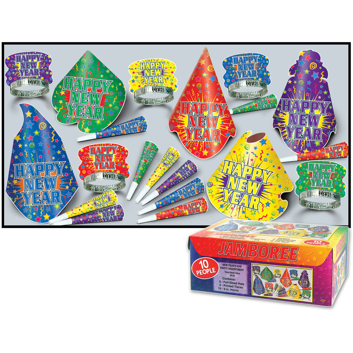 Jamboree Party New Years Assortment for 10
