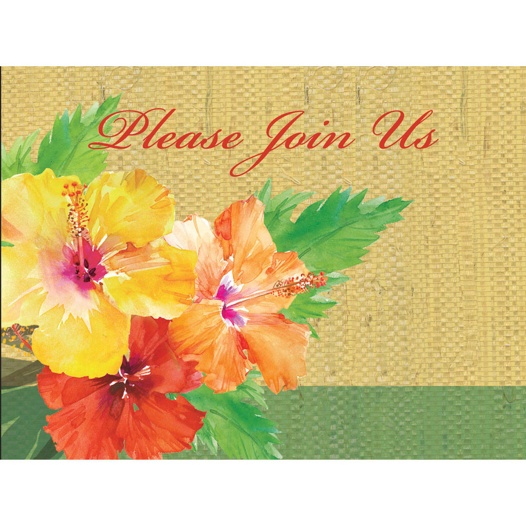 Exotic Floral Invitations