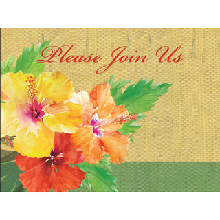 Exotic Floral Invitations