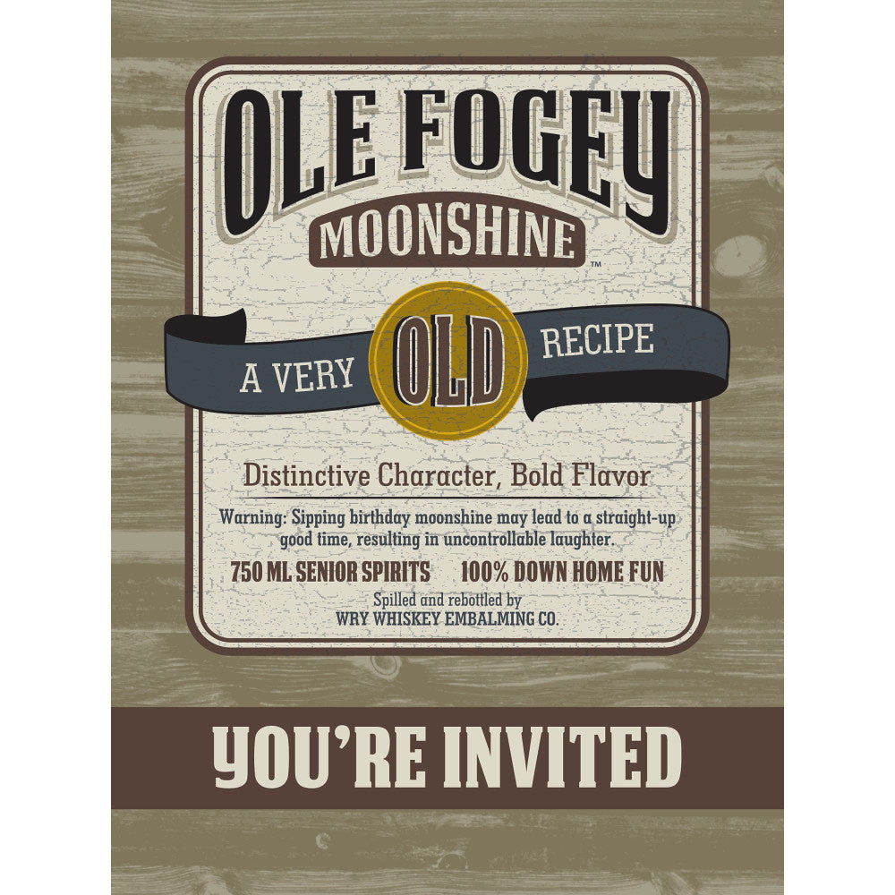 Ole Fogey Invitations