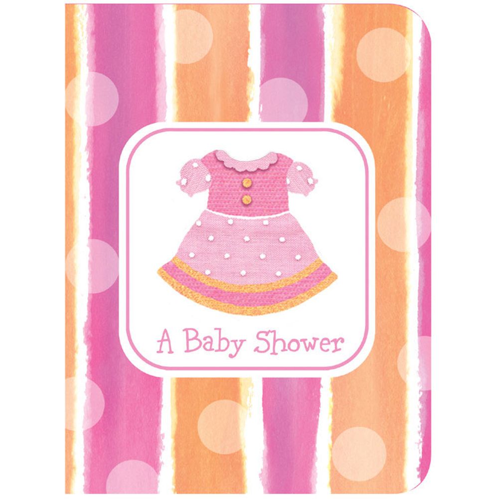 Girl Clothes Invitations Value Pack