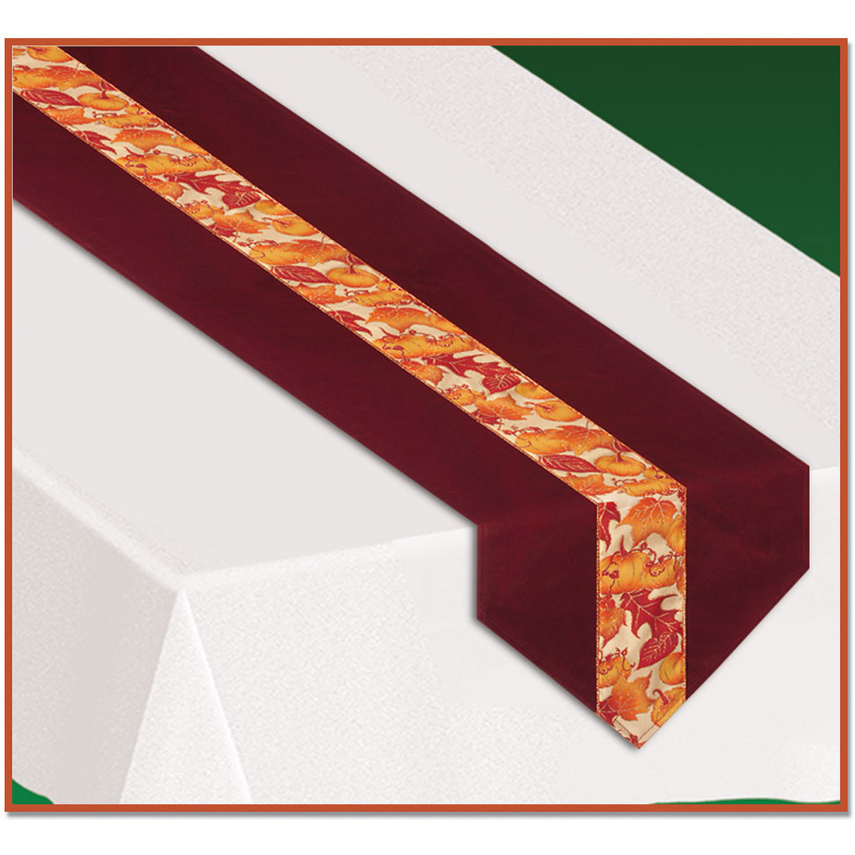 Autumn Leaves Fabric Table Runner