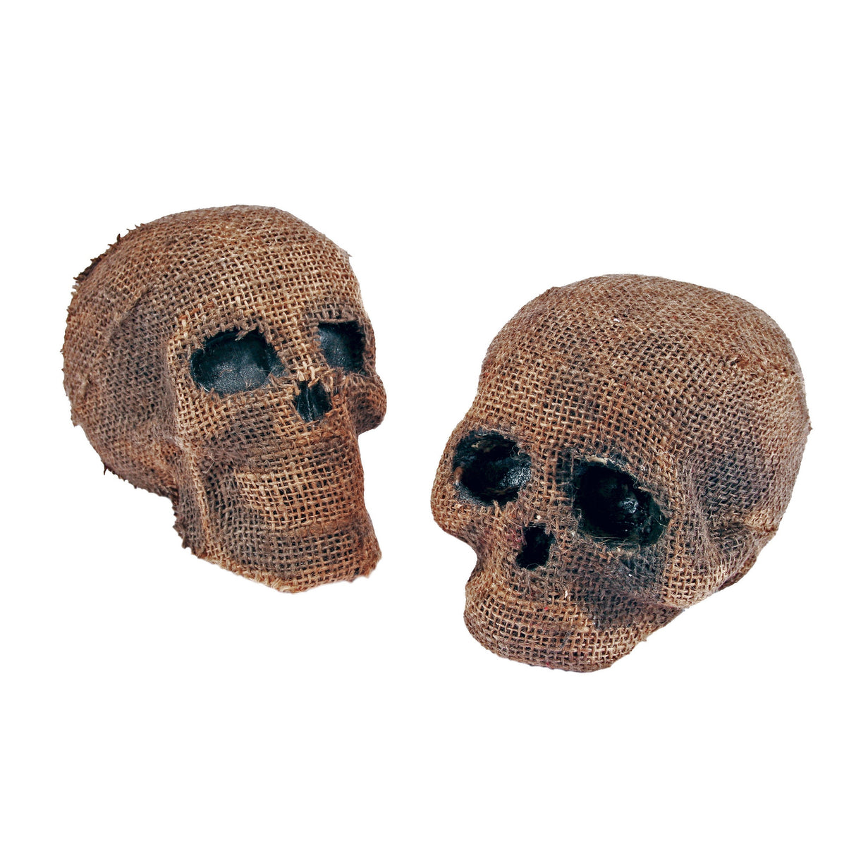 Burlap Skull with Jaw