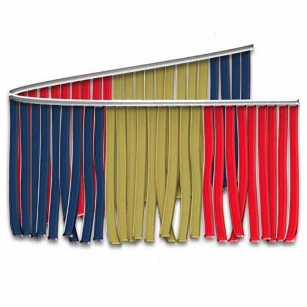 Blue,Red,and Gold Metallic Fringe 60 Ft.