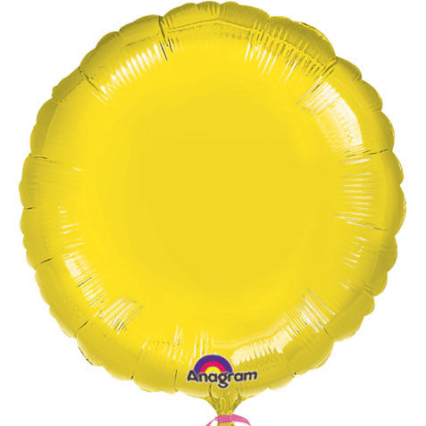 18" Citrine Yellow Circle