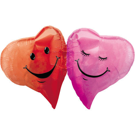 Double Hearts Mini Shape Balloon (1 ct)