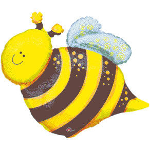 Happy Bee Mini Shape Balloon (1 ct)
