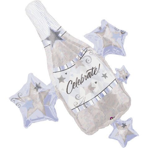 Prismatic Celebration Cluster Foil Balloon