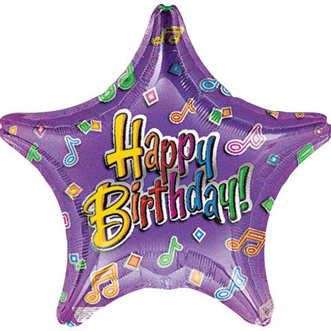 19" Birthday Tunes Amscan