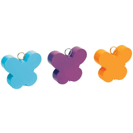 Light Blue Butterfly Plastic Weight