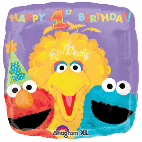 18" Sesame 1st Birthday