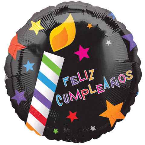 18" Feliz Cumpleanos Candles Vlp
