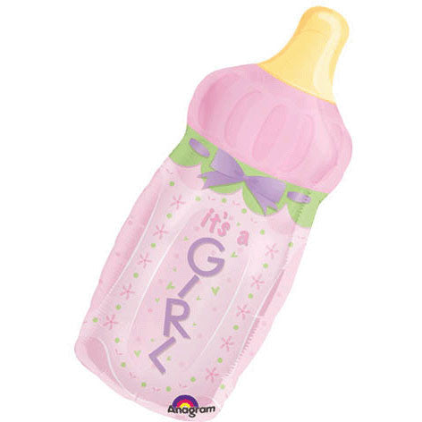 It's A Girl Baby Bottle Super Shape