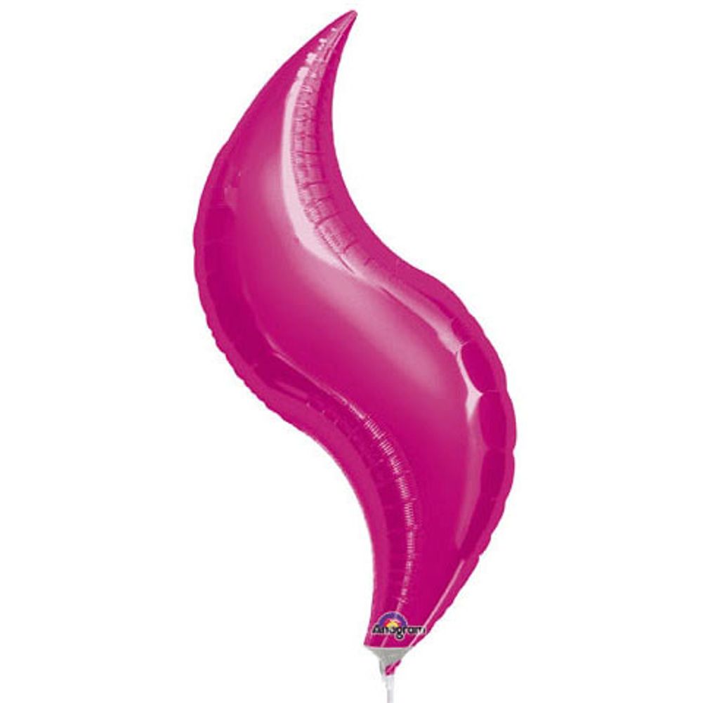 19" Fuchsia Curve