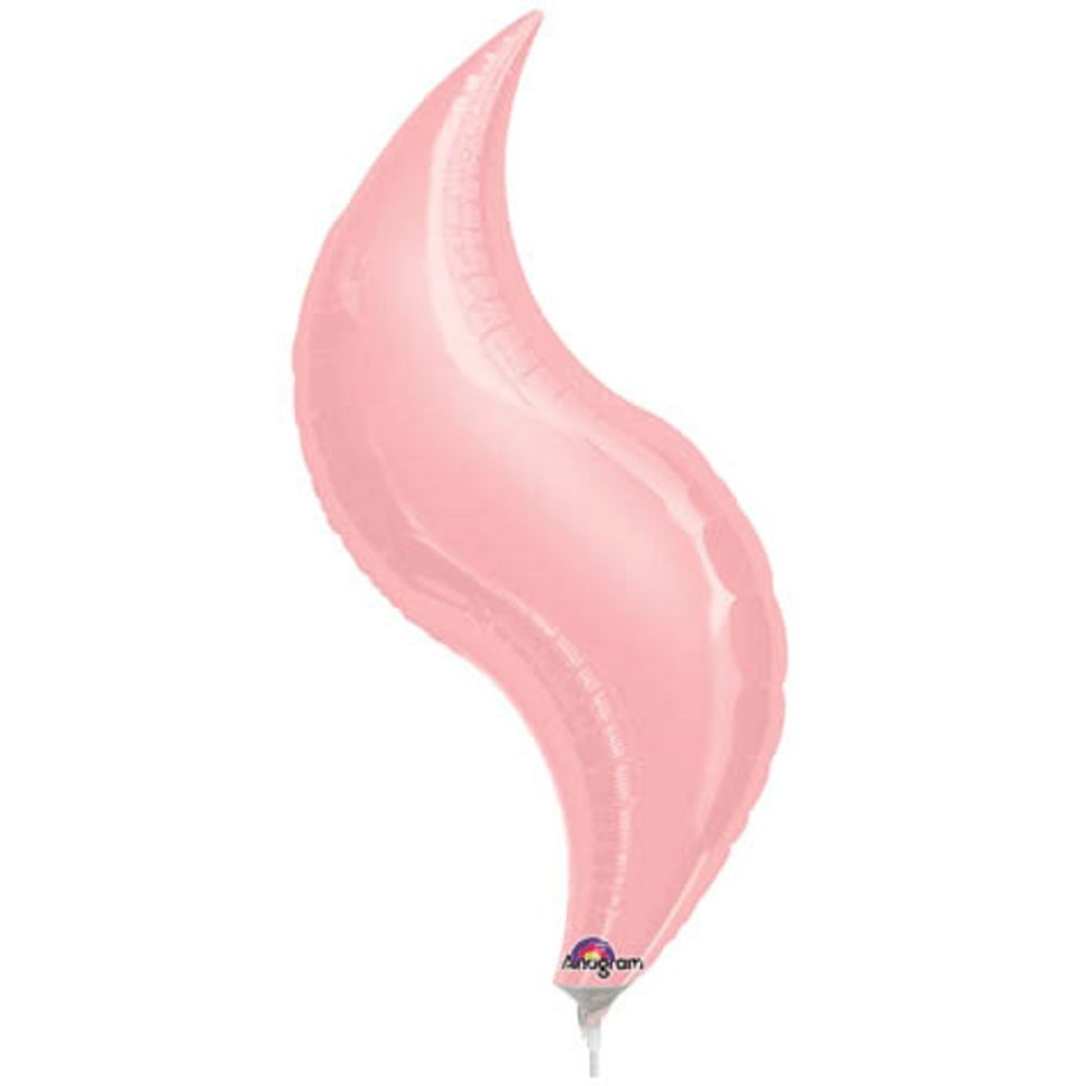 28" Pastel Pink Curve