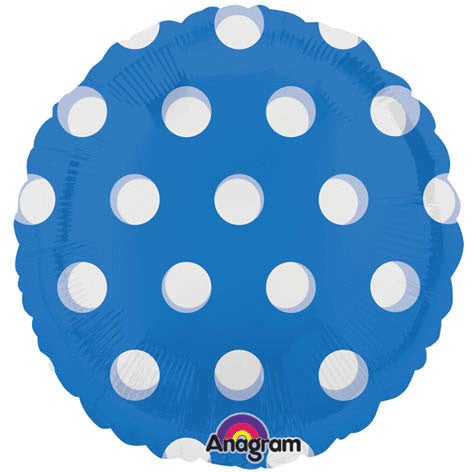 18" Dots Blue Magicolor
