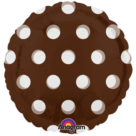 18" Dots Brown Magicolor