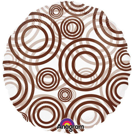 18" Circles Brown Magicolor