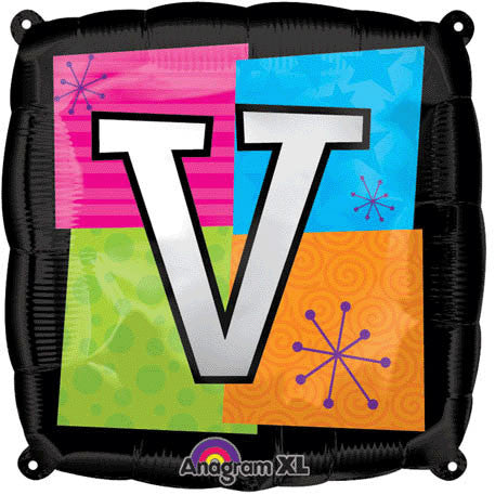 18" Letter V