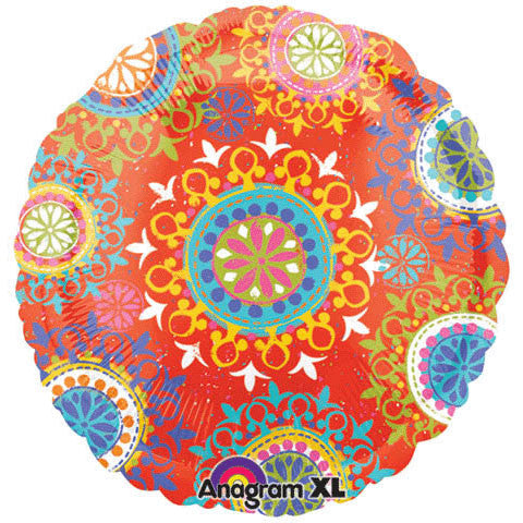 Del Sol Motif 18" Foil Balloon (1ct)