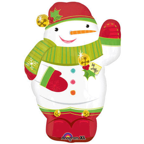 18" Jolly Snowman Junior Shape
