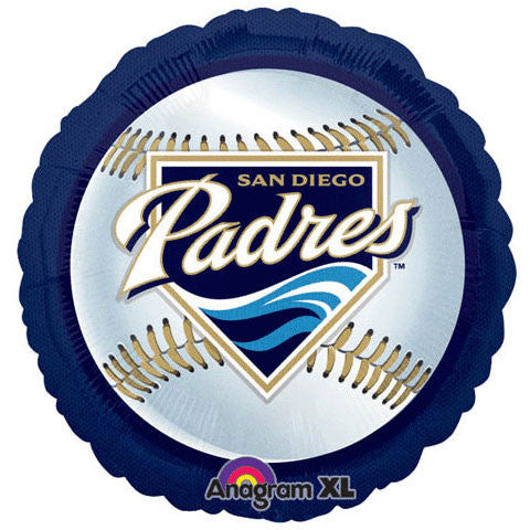 18" San Diego Padres Colored Baseball