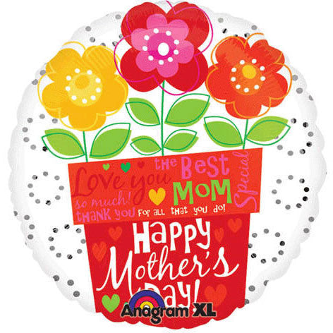 18" Mother's Day Flower Pot