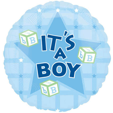 18" It's A Boy Blue Star Vlp